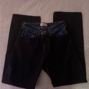 Abercrombie black & denim jeans